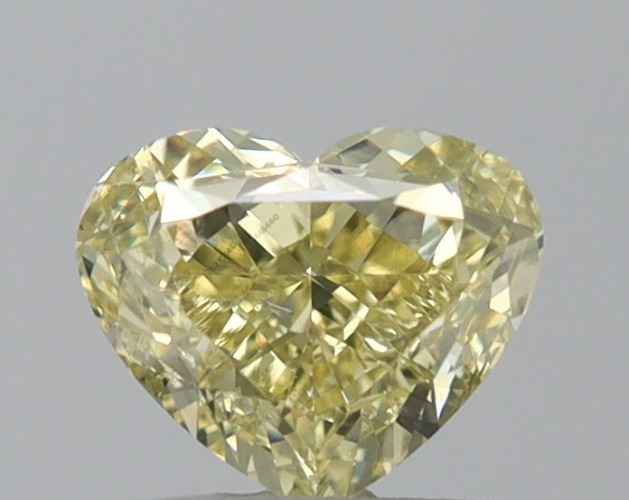 1.01ct GIA Certfied Fancy Yellow Heart Shape Diamond SI1 Clarity - Sold